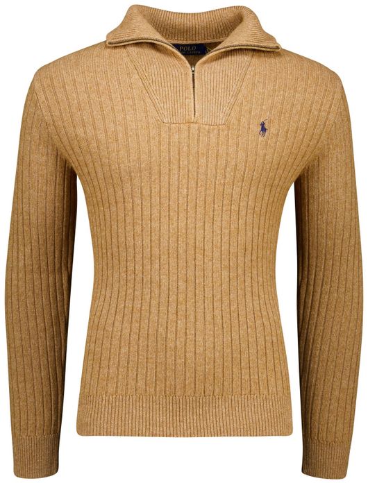 Polo Ralph Lauren half zip trui camel
