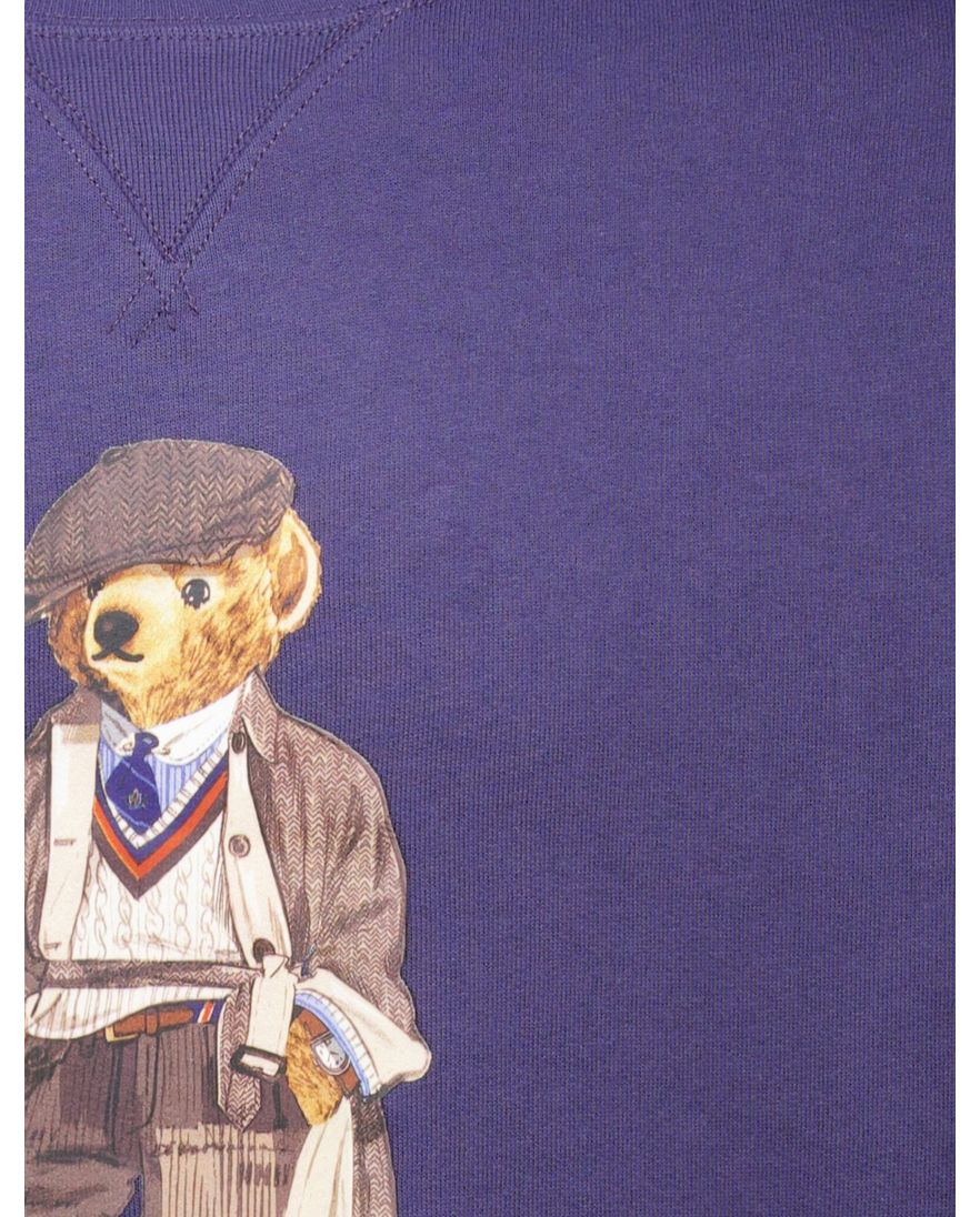 Polo Ralph Lauren sweater effen paars bear