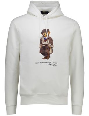Polo Ralph Lauren katoenen Polo Ralph Lauren hoodie wit bear print