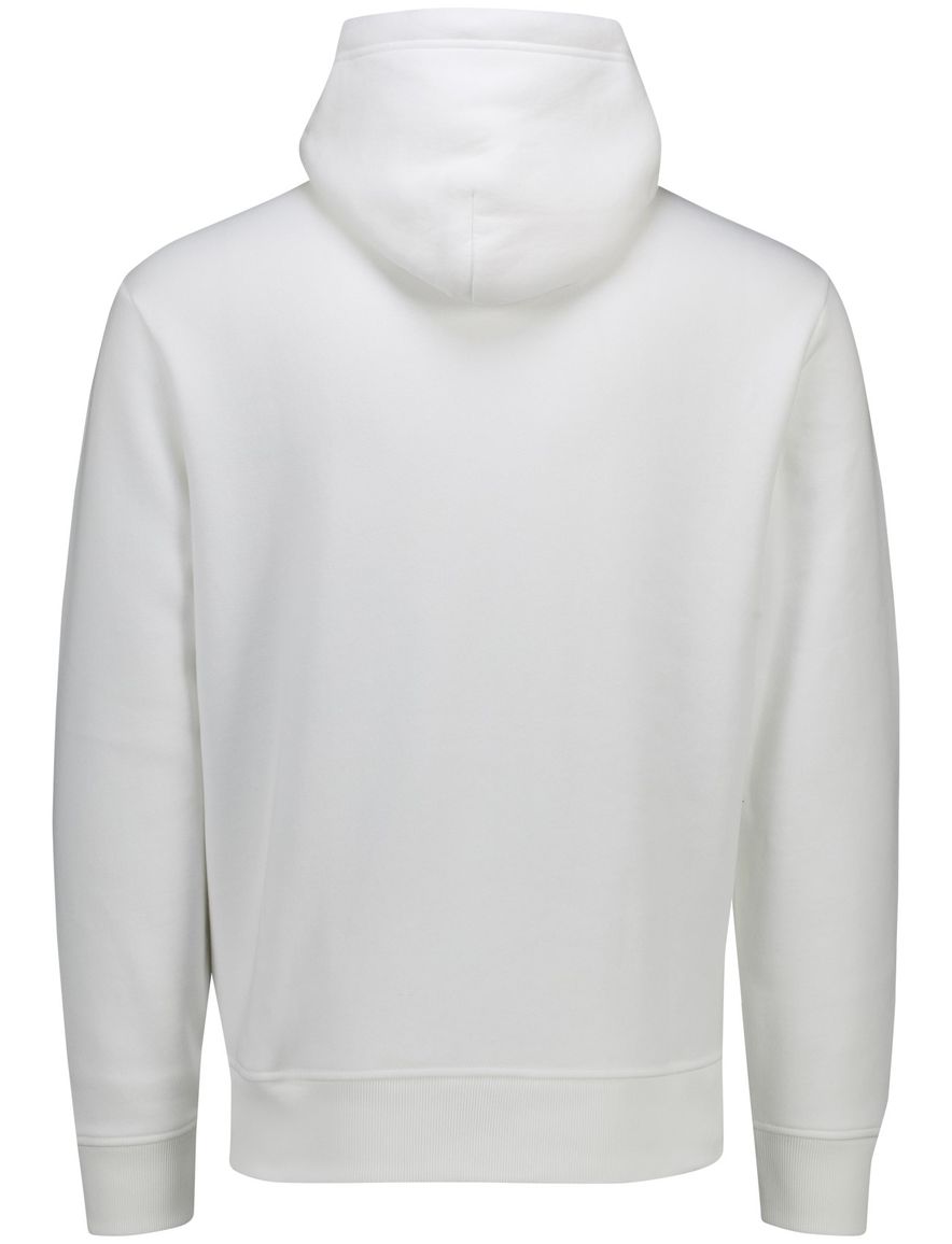 katoenen Polo Ralph Lauren hoodie wit met opdruk wijde fit