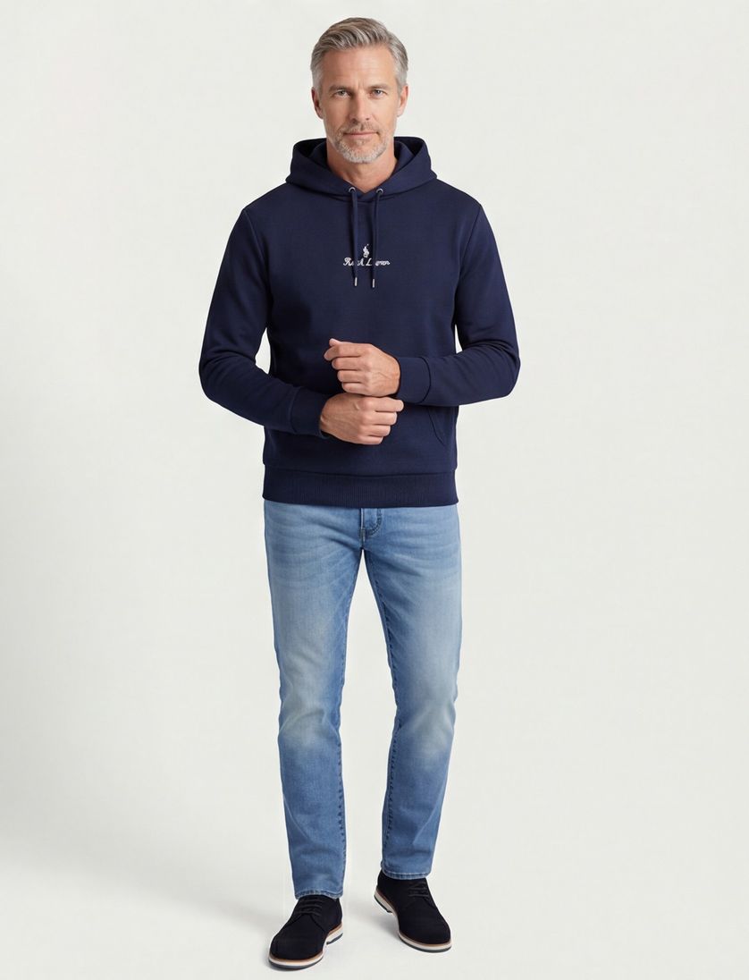 Polo Ralph Lauren hoodie Classic navy effen lange mouw