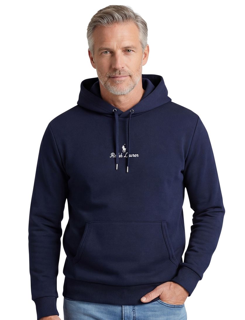 Polo Ralph Lauren hoodie Classic navy effen lange mouw