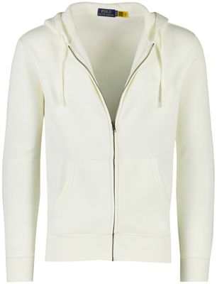 Polo Ralph Lauren Polo Ralph Lauren sweatvest capuchon creme katoen