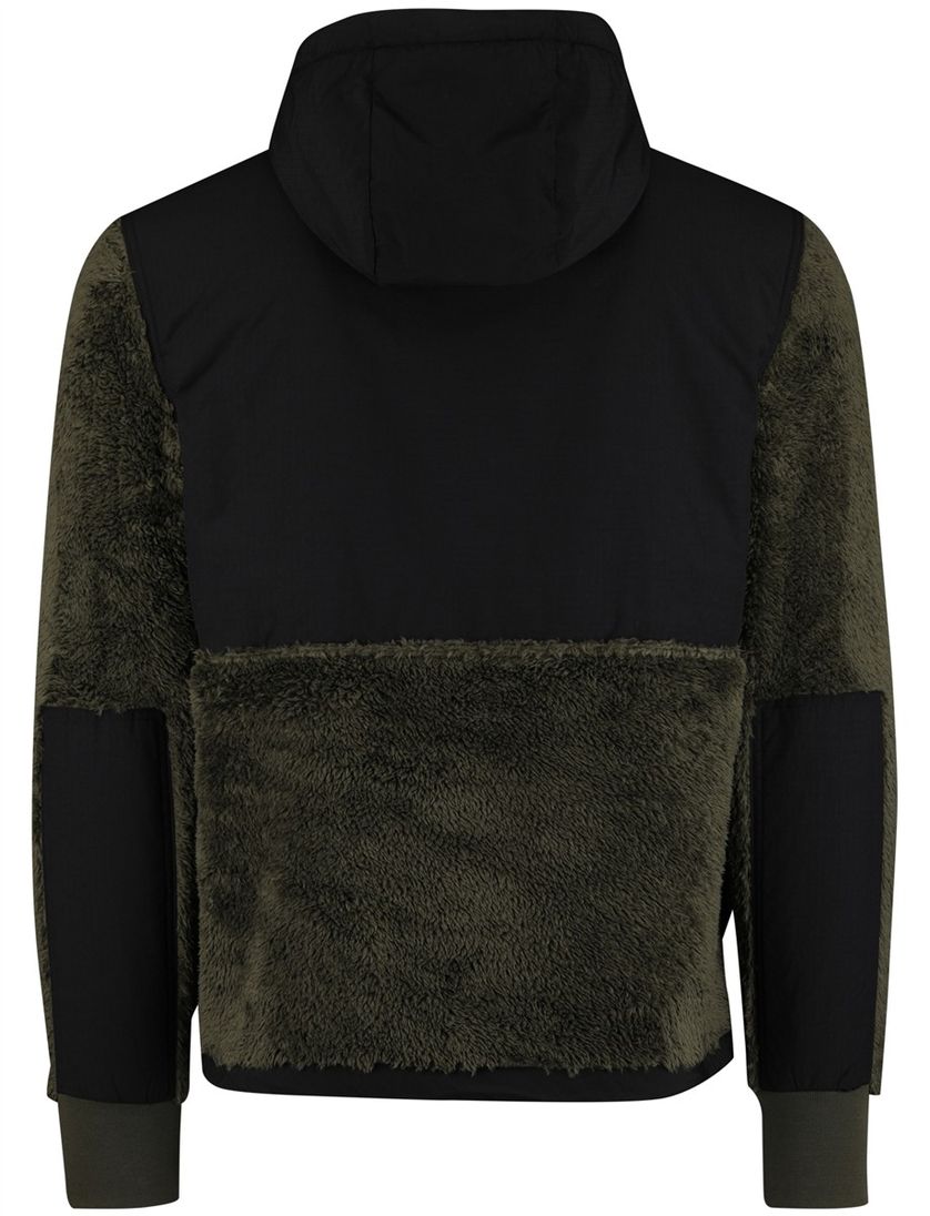 Polo Ralph Lauren Trui Half zip groen teddy dubbele borstzak