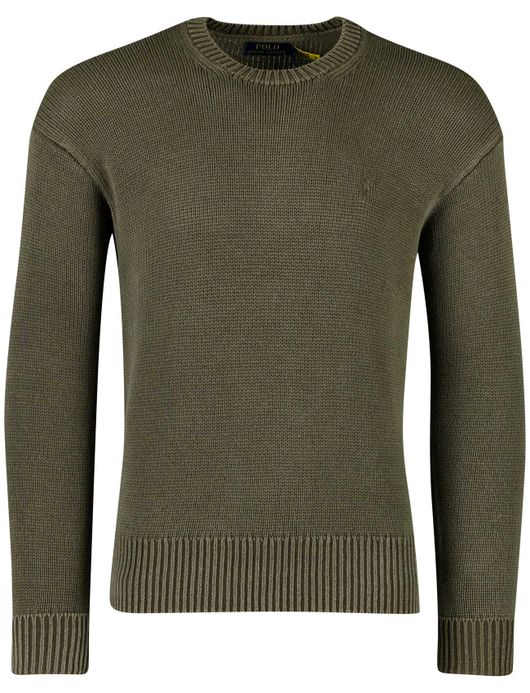 groene trui Ralph lauren effen