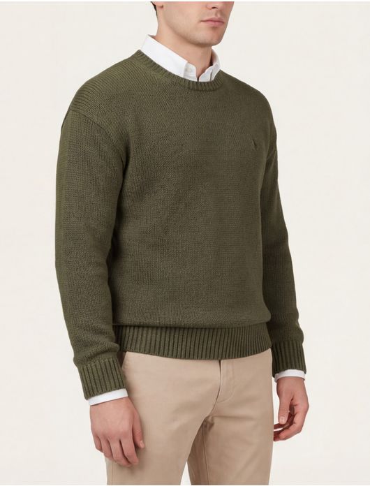 Polo Ralph Lauren trui groen katoen gebreid