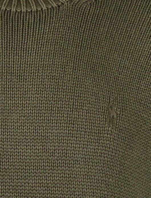 groene trui Ralph lauren effen