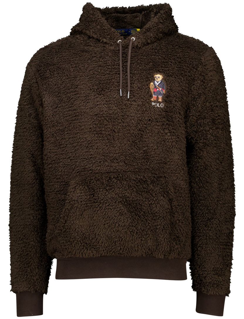 Teddy fleece hoodie Polo Ralph Lauren bruin