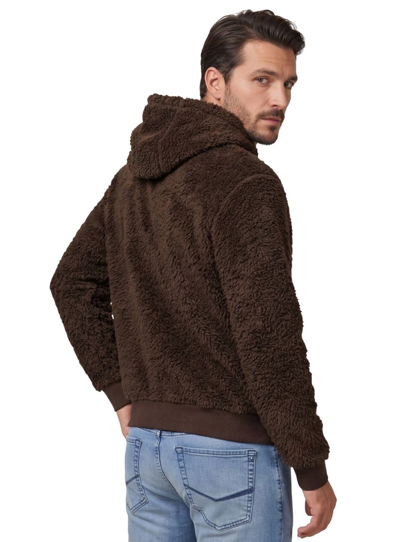 Teddy fleece hoodie Polo Ralph Lauren bruin