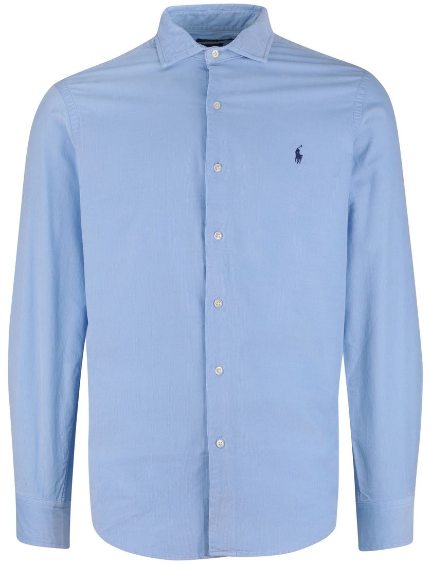 Polo Ralph Lauren overhemd lichtblauw gestreept normale fit