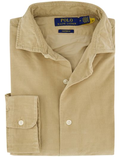 Polo Ralph Lauren Polo Ralph Lauren overhemd corduroy beige wide collar