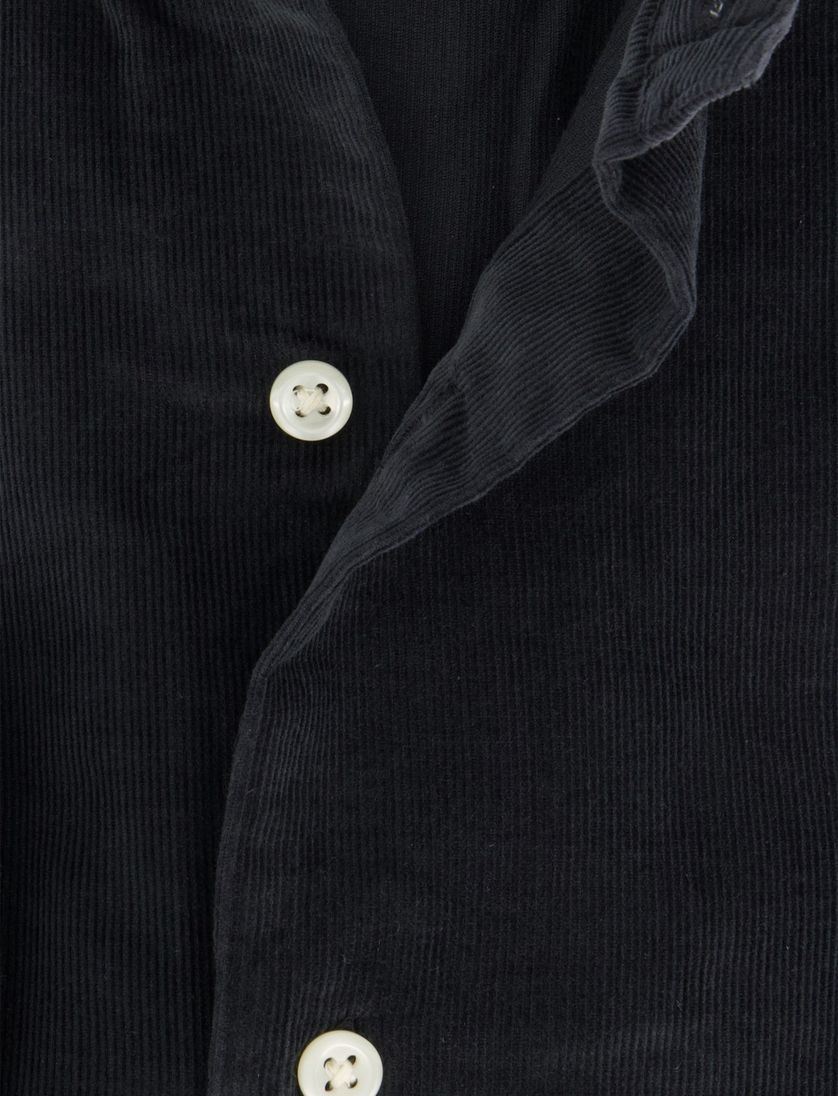 Polo Ralph Lauren overhemd corduroy zwart lange mouw