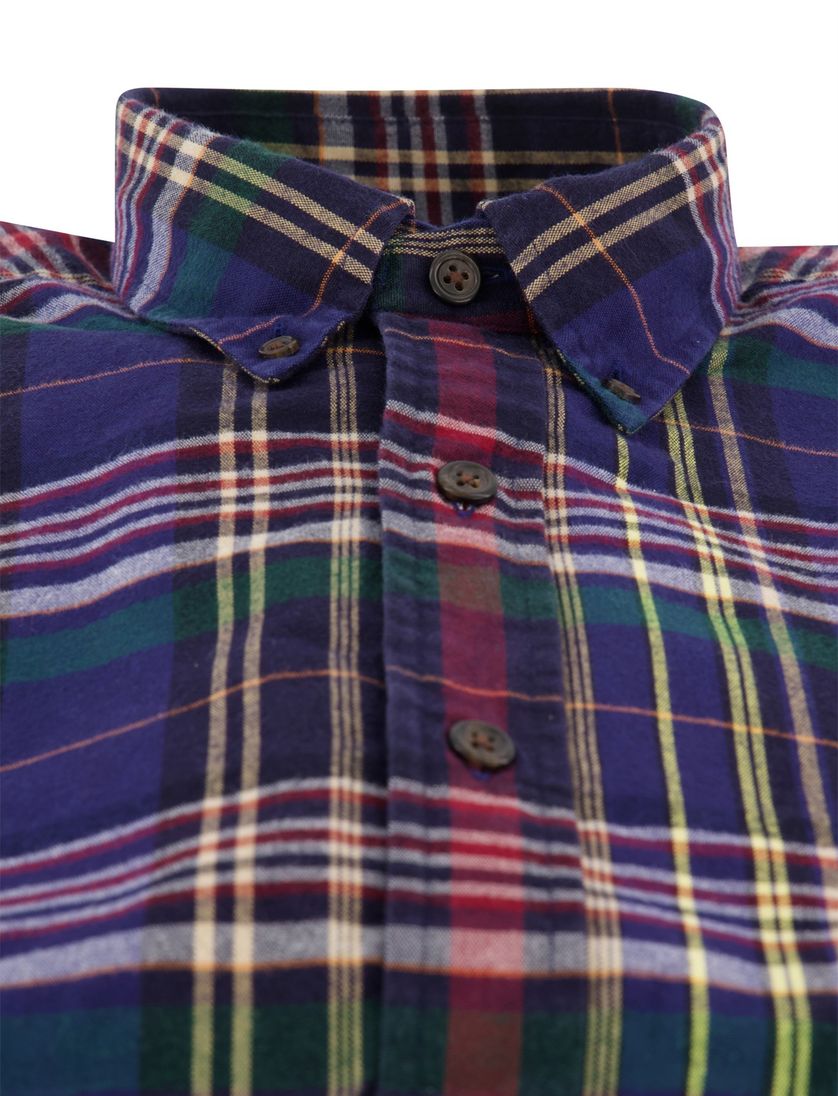 Polo Ralph Lauren overhemd blauw custom fit katoen