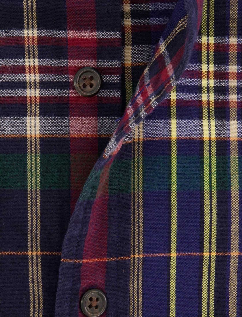 Polo Ralph Lauren overhemd blauw custom fit katoen