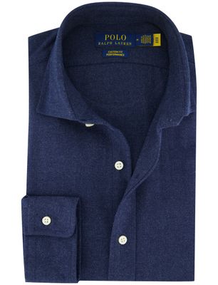 Polo Ralph Lauren Polo Ralph Lauren overhemd ml 5 donkerblauw gemêleerd
