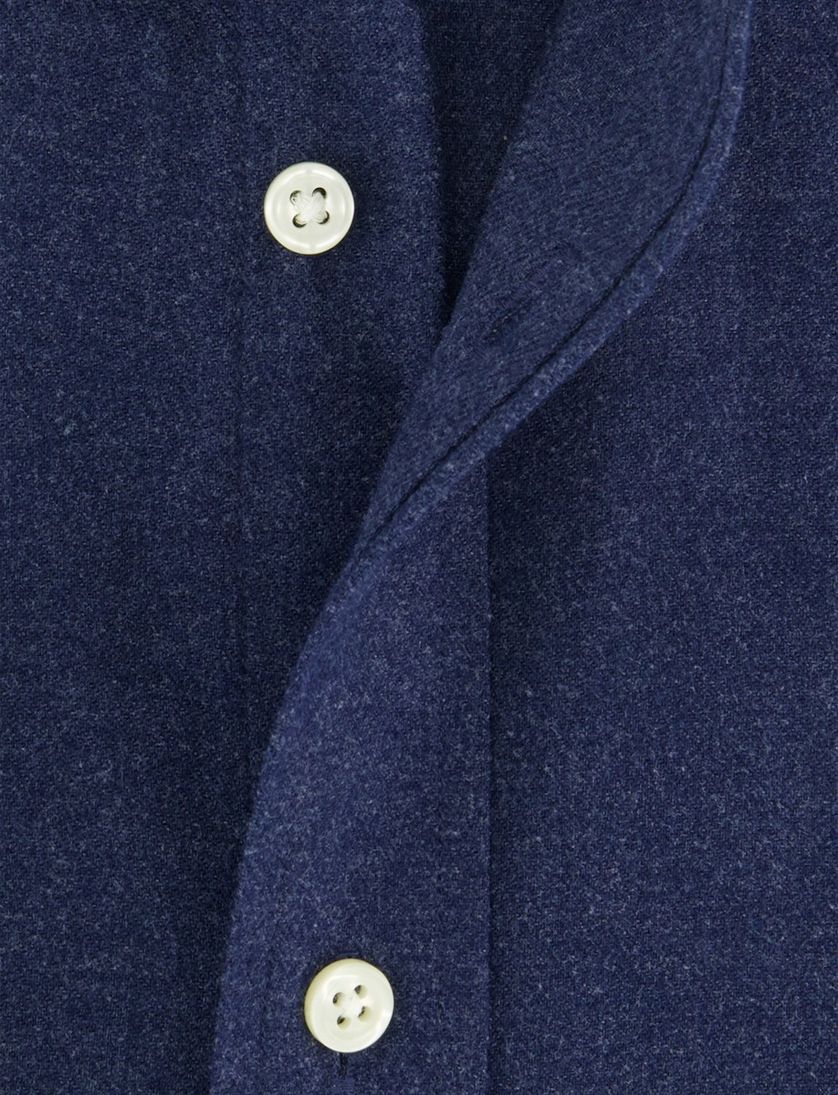 Polo Ralph Lauren overhemd ml 5 donkerblauw wide collar