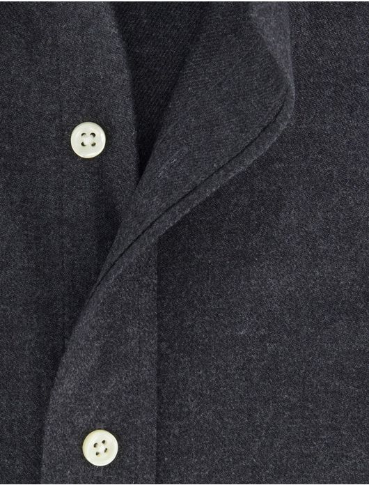 Polo Ralph Lauren overhemd ml 5 donkergrijs gemêleerd