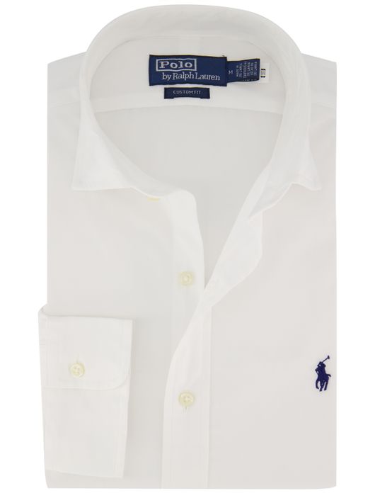 casual overhemd wit Polo Ralph Lauren Custom Fit