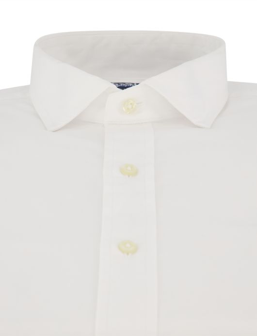 casual overhemd wit Polo Ralph Lauren Custom Fit