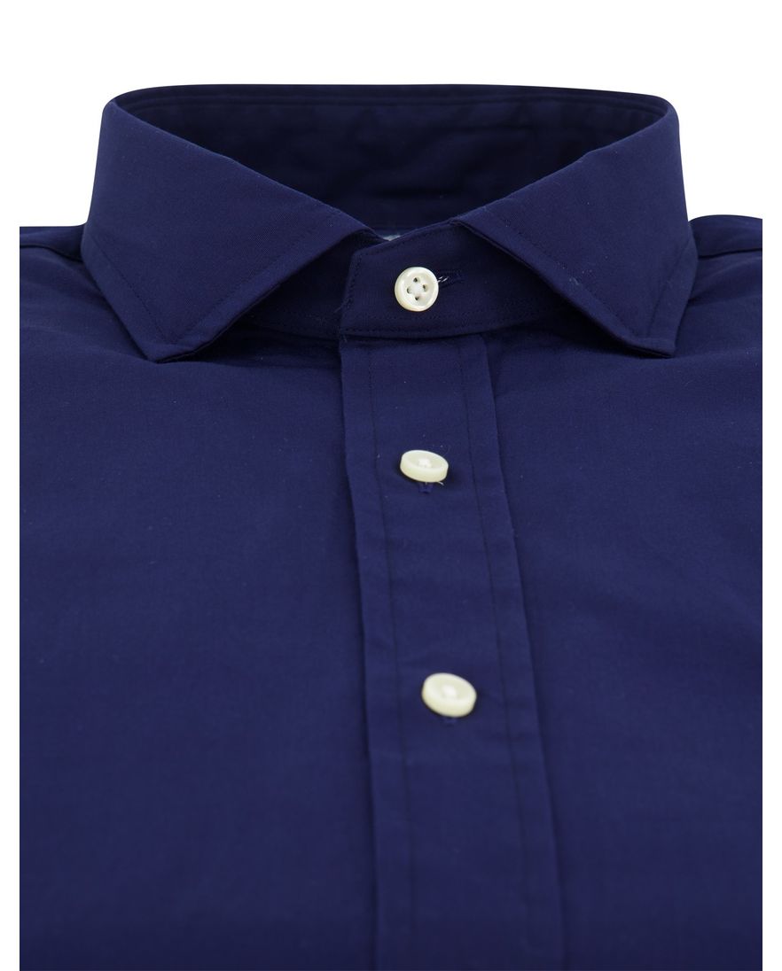 Polo Ralph Lauren Custom Fit casual overhemd donkerblauw