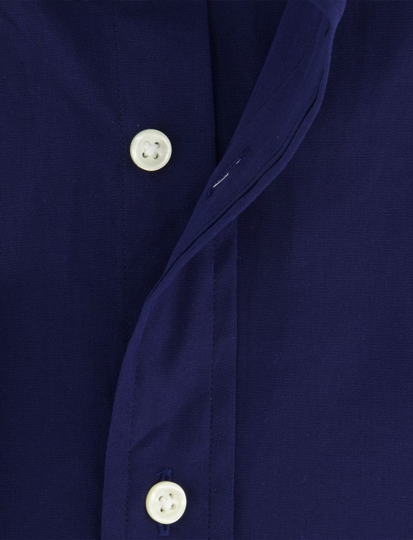 casual overhemd Polo Ralph Lauren Custom Fit donkerblauw