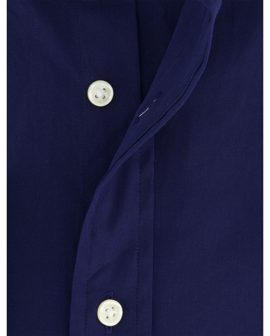 Polo Ralph Lauren Custom Fit casual overhemd donkerblauw