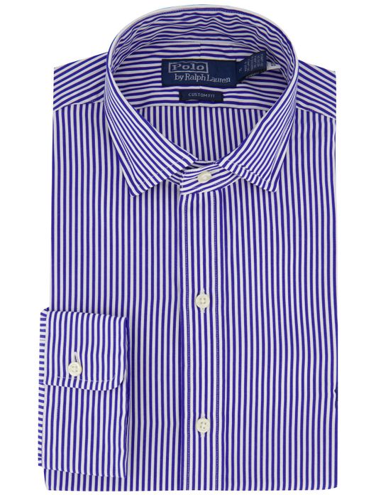 casual overhemd blauw Polo Ralph Lauren Custom Fit