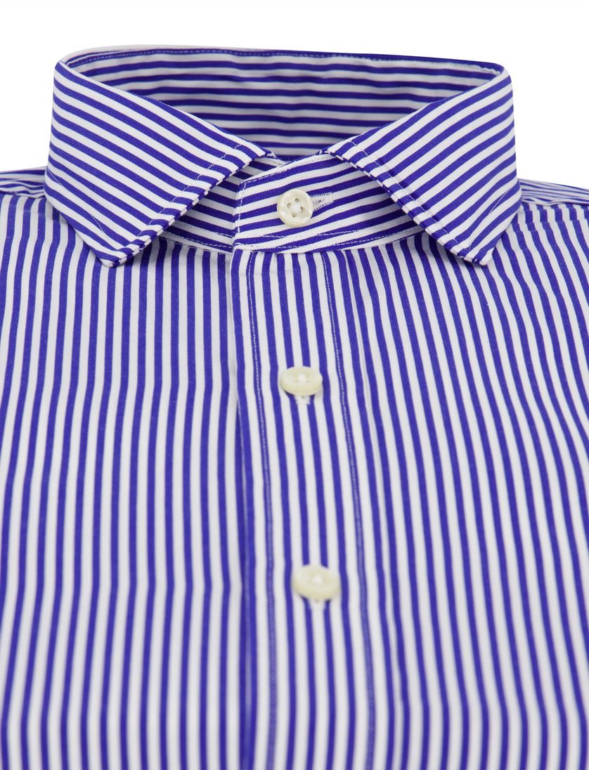 casual overhemd Polo Ralph Lauren Custom Fit blauw wit