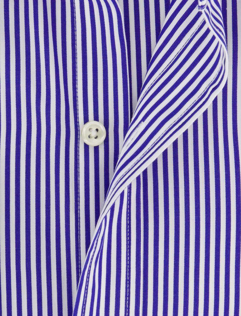 casual overhemd Polo Ralph Lauren Custom Fit blauw wit