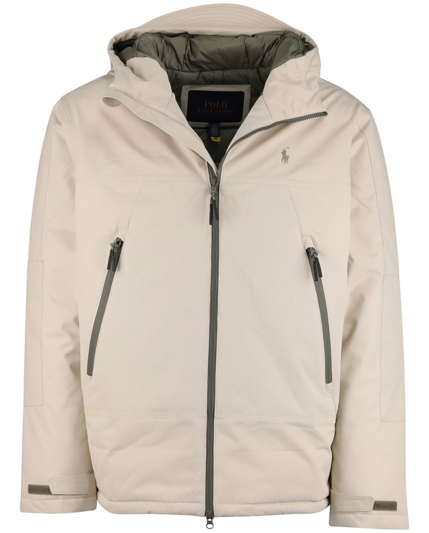 Polo Ralph Lauren winterjas effen beige normale fit