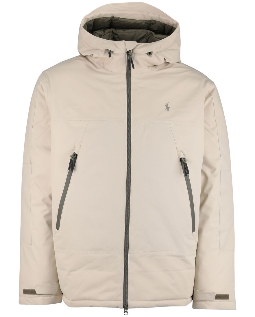 Polo Ralph Lauren winterjas effen beige normale fit