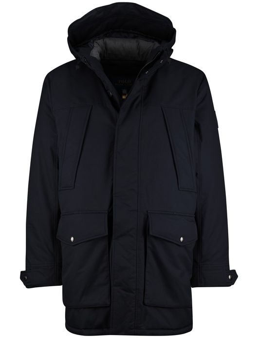 Ralph Lauren winterjas donkerblauw normale fit