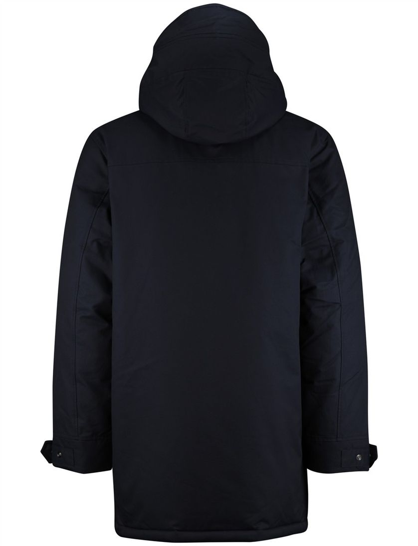 Ralph Lauren winterjas donkerblauw effen normale fit