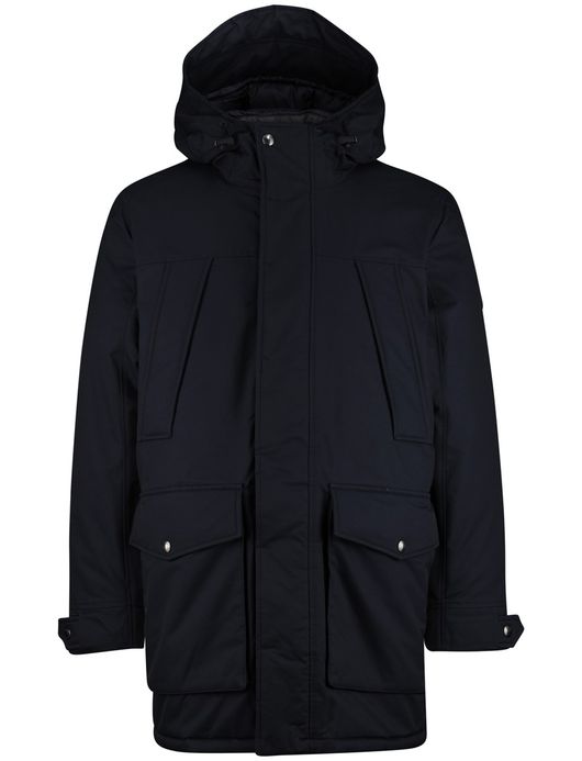 Ralph Lauren winterjas effen donkerblauw normale fit