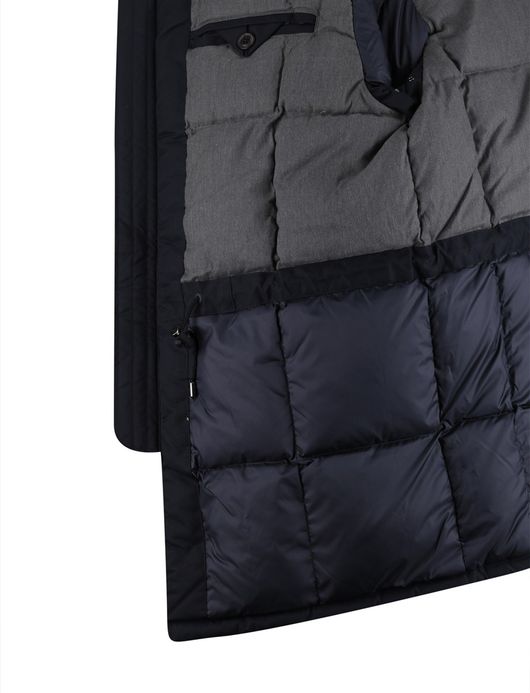 Ralph Lauren winterjas donkerblauw normale fit