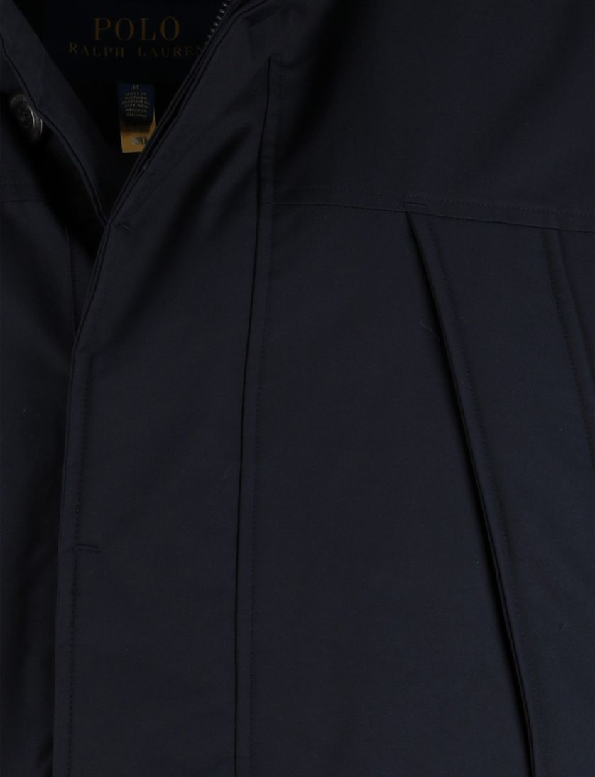 Ralph Lauren winterjas donkerblauw effen normale fit