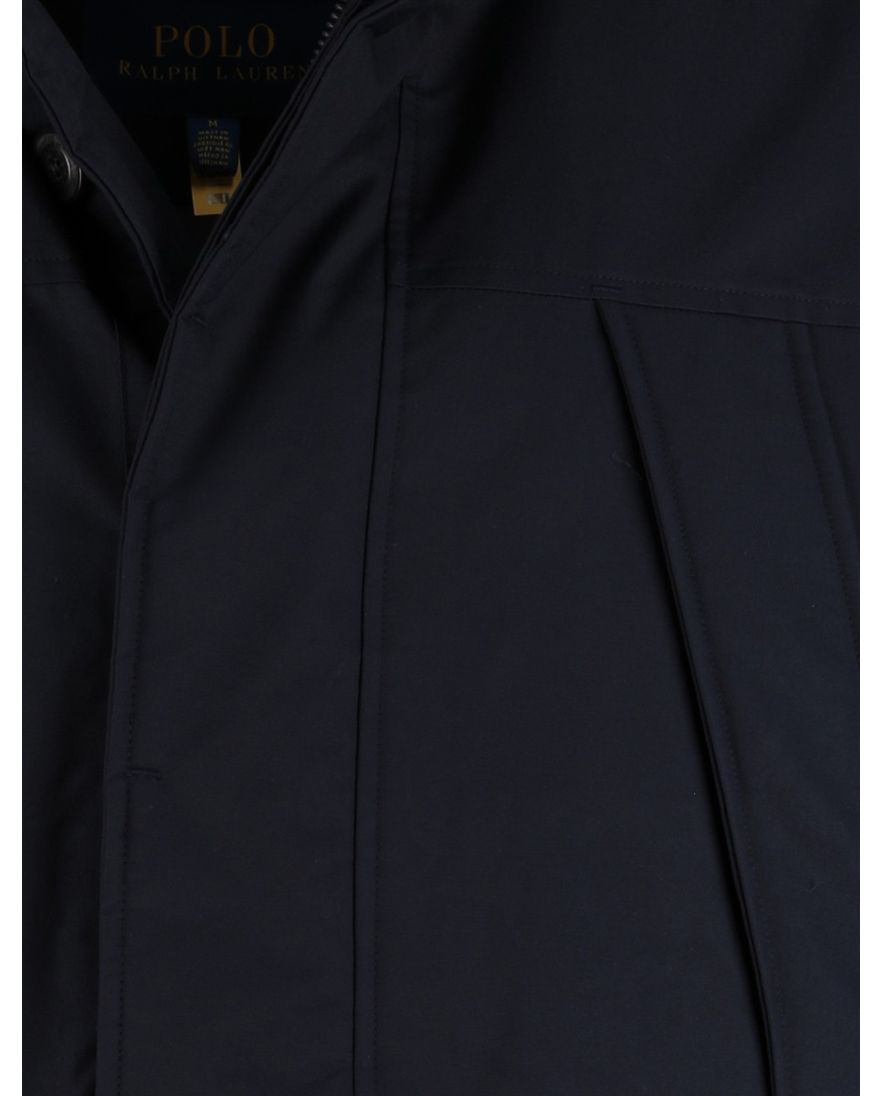 Ralph Lauren winterjas effen donkerblauw normale fit