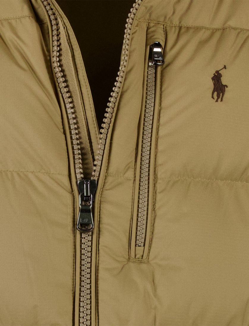 Polo Ralph Lauren bodywarmer effen camel waterafstotend
