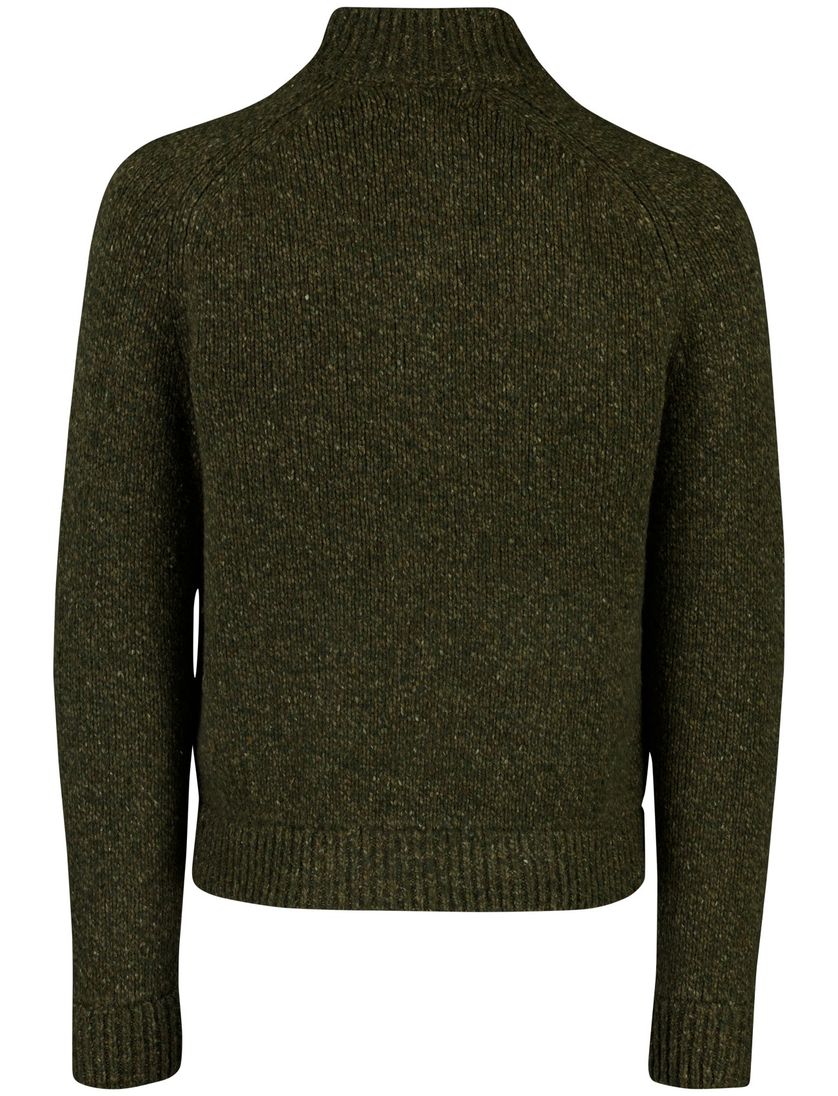 Vest Polo Ralph Lauren gemêleerd groen met knopen