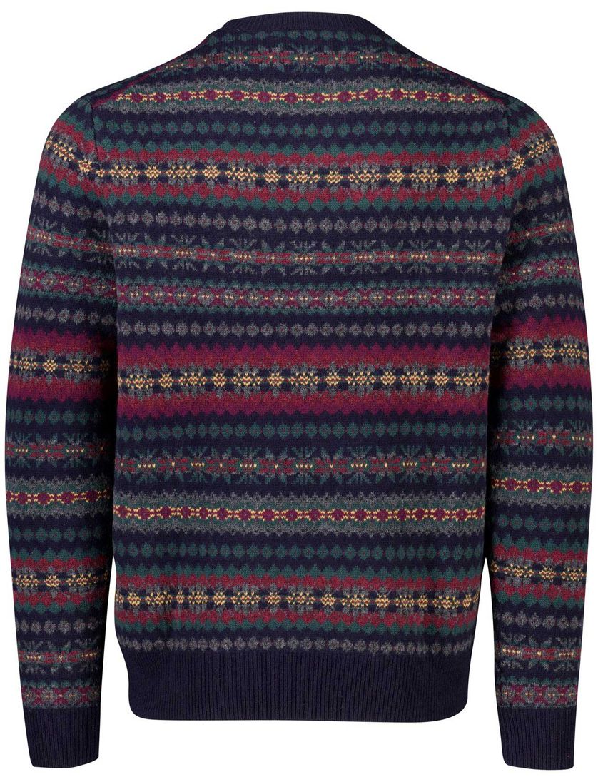 trui Polo Ralph Lauren rood navy geprint ronde hals