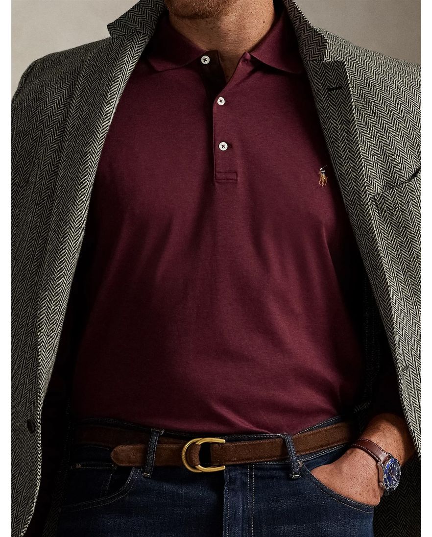 Polo Ralph Lauren polo met lange mouwen Big & Tall