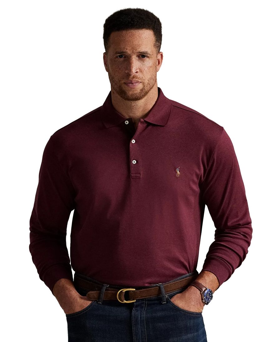 Polo Ralph Lauren polo met lange mouwen Big & Tall
