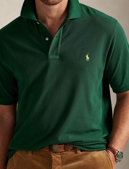 Polo Ralph Lauren Big & Tall polo groen katoen