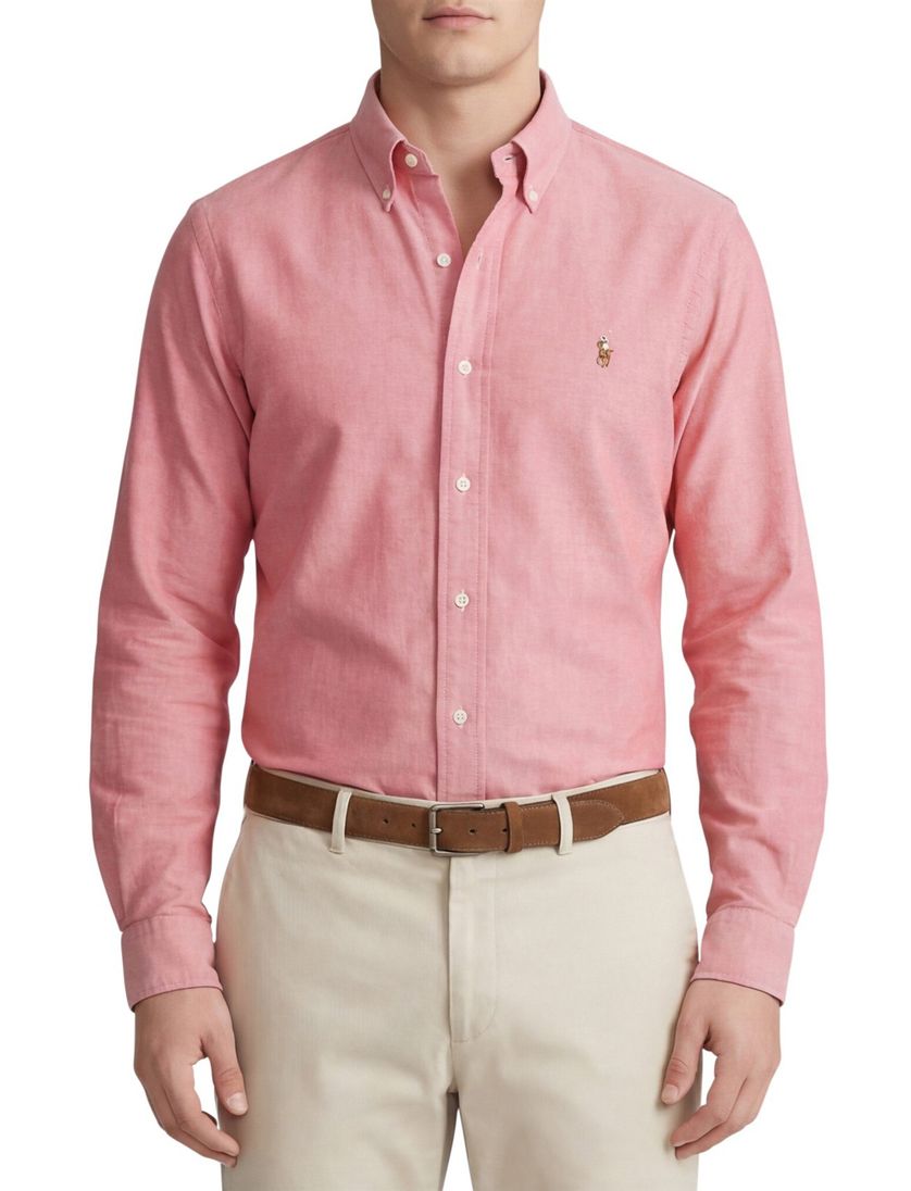 Casual roze Polo Ralph Lauren overhemd