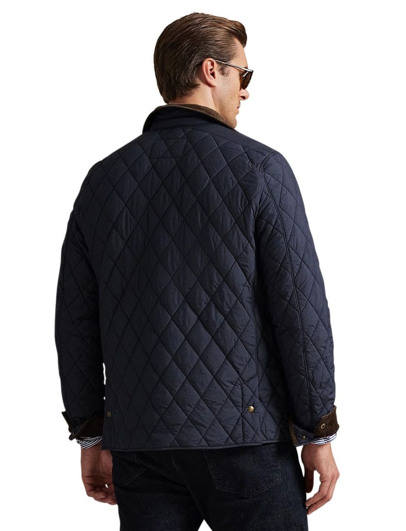 Polo Ralph Lauren big en tall winterjas navy wijde fit