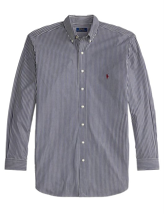 Polo Ralph Lauren overhemd navy wit gestreept B&T