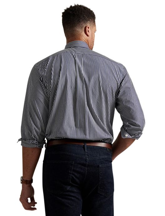 Polo Ralph Lauren overhemd navy wit gestreept B&T