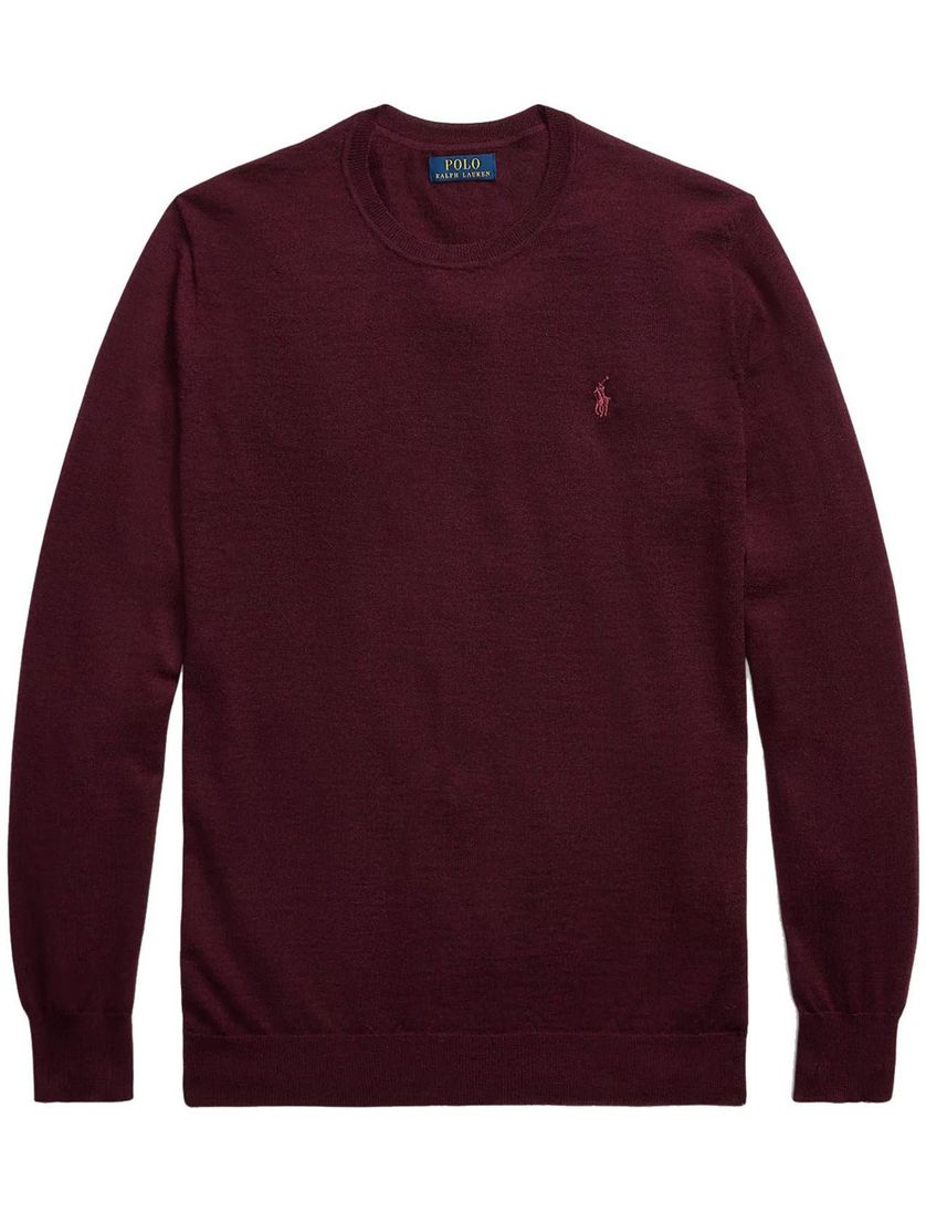 Polo Ralph Lauren trui rood merinowol Big & Tall