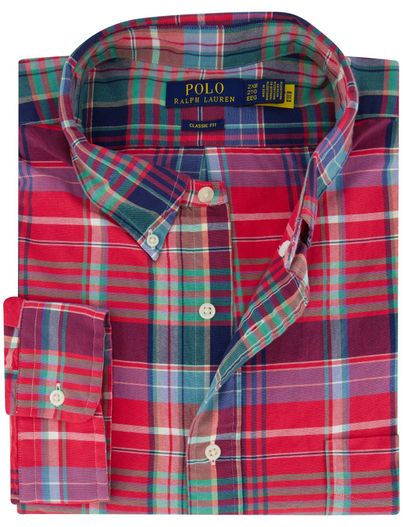 Polo Ralph Lauren Polo Ralph Lauren overhemd rood blauwe ruit