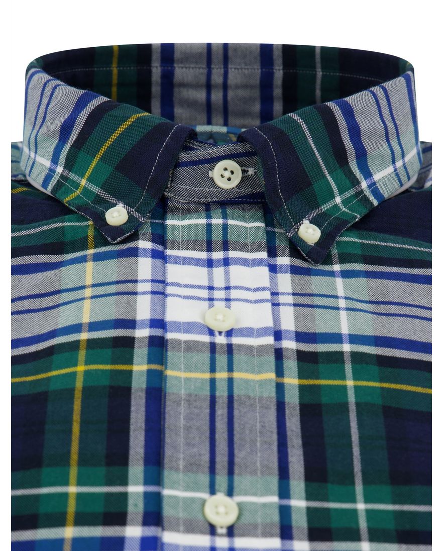 Polo Ralph Lauren overhemd blauw groene ruit